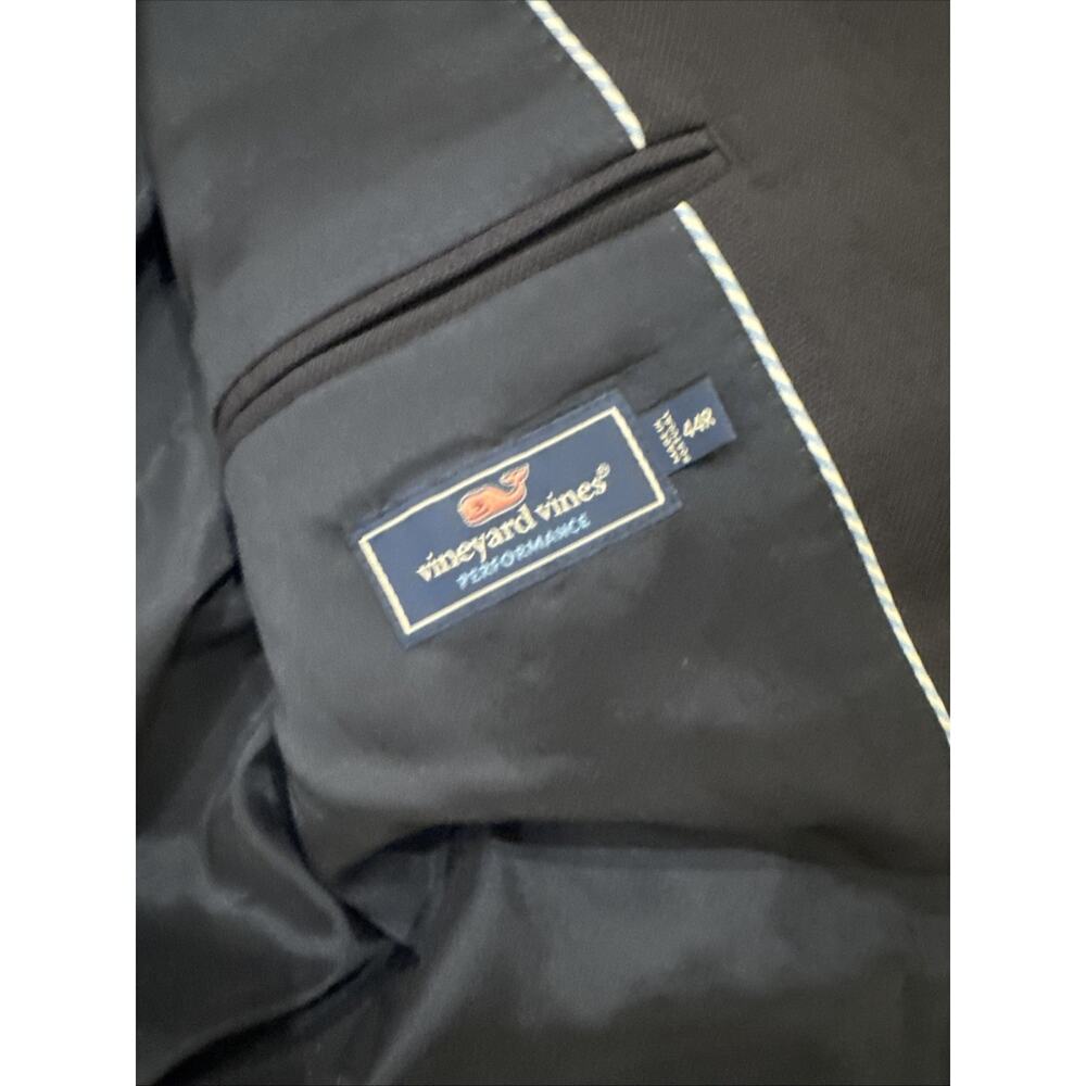 Vineyard Vines Boathouse Performance Wool Navy Blazer Men’s 44R - Picture 3 of 9